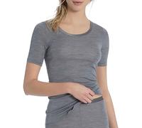 CALIDA Unterziehshirt »Kurzarm-Shirt aus Wolle-Seide« (1 Stück), Made in Europe, platin melé SIZE,XS = 36/38|S = 40/42|M = 44/46|L = 48/50|XL = 52/54