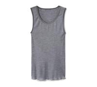 Calida Tank-Top True Confidence Damen Merino-Seide, wärmend, temperaturausgleichend Grau L