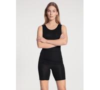 Calida Tank-Top True Confidence – 70% Schurwolle, 30% Seide, Feinripp, wärmend, schwarz M