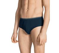 Calida Herren Slip Twisted Cotton Classic – mit Eingriff, 100% Baumwolle – Admiral 52-54