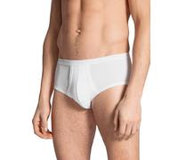 CALIDA Herren Slip Twisted Cotton Classic – 100% Baumwolle, mit Eingriff – Weiß 52-54