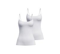 Calida Unterhemd im 2er-Pack Damen Polyamid weiß, M