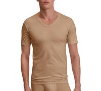 CALIDA Unterziehhemd Herren V-Ausschnitt Lyocell beige, 7 (XL)