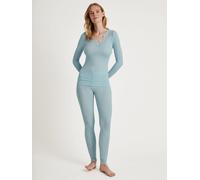 CALIDA Silky Wool Joy Leggings Damen, aus Wolle-Seide, Feinripp, temperaturausgleichend und geruchsneutralisierend
