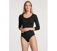 CALIDA Natural Comfort Body, 3/4-Arm Damen, mit DREI Druckknöpfen zu öffnen