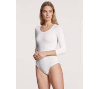 CALIDA Natural Comfort Body, 3/4-Arm Damen, mit DREI Druckknöpfen zu öffnen
