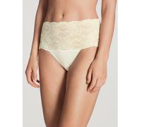 CALIDA Sensual Secrets Slip Damen, High-Waist, breiter, transparenter Spitzenbund