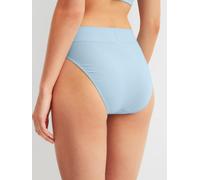 Calida Damen Slip Elastic – breiter Softbund, Single Jersey, atmungsaktiv, Cascade blau, Gr. L