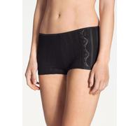 Calida Calida Damen Low-Cut Panty mit Nadelzug Damenunterhose mit D... S schwarz
