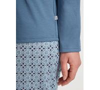 Calida - WOMEN Pyjamas 370 blue cotton - Gr. - L