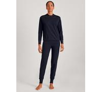 Calida Elegant Dreams Pyjama With Cuff Dunkelblau Modal Large Damen