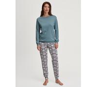 CALIDA - WOMEN Pyjamas with cuff smoke blue - Gr. - L