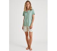 Calida - WOMEN Short pyjamas 642 glacier blue - Gr. - L