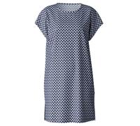 CALIDA Daylight Dreams Kurzarm-Nachthemd Damen, Länge 90cm, aus 100% Baumwolle