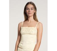 Spaghetti-Top mit breitem Spitzensaum Calida Alabaster Crème 1U738/40X36