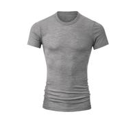 CALIDA Wool & Silk Langarmshirt Herren, aus Schurwolle und Seide mit Spitze am Ausschnitt, Feinripp im Rundstrick ohne störenden Seitennähte, temperaturausgleichend