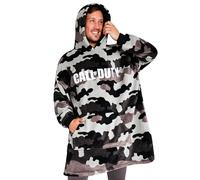 Call of Duty Hoodie Decke Herren Teenager, Oversize Fleece Hoodie Herren Camouflage, Decken Poncho, Gaming Geschenke für Männer (Khaki-Camouflage)