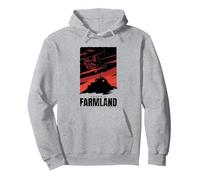 Call of Duty: Warzone Halloween Krovnik Farmland Big Poster Pullover Hoodie, Unisex für Erwachsene, Grau Meliert, S