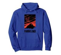 Call of Duty: Warzone Halloween Krovnik Farmland Big Poster Pullover Hoodie, Unisex für Erwachsene, Königsblau, L