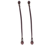 CALLARON 1 Paar Ledergriffe für Handtaschen 60cm Lang Dicker Taschengurt mit Nählochdesign Einfacher Einbau Komfortabel für Selbstgemacht Damen Taschen