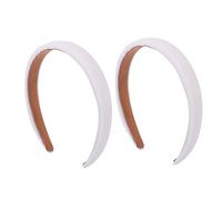 CALLARON 2stücke Leichtes Elegantes Haargummi Weichem Schwamm Schmaler Damen-haarreif Für Alltag Schule Diy Weiß Modisches Stirnband Für Haarfixierung Und Verschiedene Frisuren