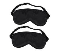 CALLARON 2stücke Schlafmaske aus Seide Schattenspendende Augenklappe Augenschutz Seiden-augenmaske für Reisen Camping Flugzeug und Zuhause