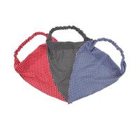 CALLARON 3 Stück Dreieckiges Haarband aus Stoff mit Befestigungsclips für Damen Sportliches Stirnband für Yoga und Alltag Hautfreundlich Saugfähig und Langlebig