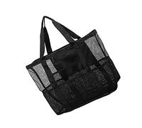 CALLARON Große Strandtasche Aus Atmungsaktivem Mesh Mit Hoher Kapazität Multifunktionale Leichte Netztasche Für Strand Schwimmbad Camping Und Reisen Tragbare Mehrfach-Taschen Beach Tote Bag