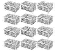 CALLARON Rechteckige Schmuckschatulle Mit 12 Stück: Aufbewahrungsbox Für Kleine Schmuckstücke - Süßigkeiten- Und Schokoladenetui - Aufbewahrungsgeschenk Für Schätze Und Andenken Für