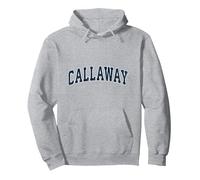Callaway Florida FL Vintage-Sportdesign, marineblaues Design Pullover Hoodie, Unisex für Erwachsene, Grau Meliert, XL