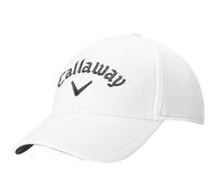 Callaway Golf Herren Side Crested Panel Einstellbare Baseballkappe - Weiß