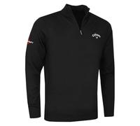 Callaway Herren 1/4 Blended Merino Golf Sweater - Schwarze Tinte - M