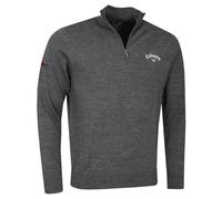 Callaway Herren 1/4 Zip Blend Merino Sweater mädchen Pullover, Grau (Gris 038), Small