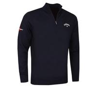 Callaway Herren 1/4 Zip Blend Merino Sweater mädchen Pullover Not Applicable, Blau (Azul Navy 410), Medium