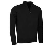 Callaway Weather Series Mens Thermal Ribbed ¼ Zip Merino Sweater Black Onyx Medium