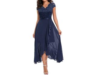 callmo Abendkleider Damen Elegant Lange Ballkleider Ballkleid Lang Elegantes Halbes Rückenfreies Langes Kleid Satin Spaghettiträger Ballkleid Seitenschlitz Hochzeit Partykleid mit Taschen