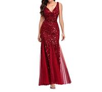 callmo Damen V-Ausschnitt Samtkleid Langarm Bodycon Partykleid Maxikleid Cocktailkleid Festliche Kleider Cocktailkleid Mode Wickelkleid Samt Meerjungfrau Bodycon Partykleid