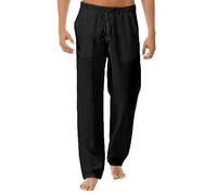 callmo Trainingshose Herren Weit Jogginghose Herren Cargohose mit Gefütterte Trainingshose Baumwolle Sporthose Lange Hose Freizeithose Baggy Cargo Hosen