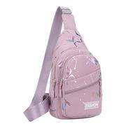 CALLYSONIC Umhängetasche Damen Mittelgroß, Wasserdicht Crossbody Bag Damen mit Kopfhörer Eingang, Freizeit Sling Bag, Schultertasche, Brusttasche Frauen, freihändig für Einkaufen, Radfahren, Reisen