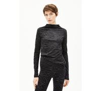 CALUNAA ZEBRARAA | Longsleeve aus Bio-Baumwolle - schwarz (XS)