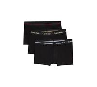 Calvin Klein Underwear Trunks mit elastischem Logo-Bund im 3er-Pack in Rot, Größe S
