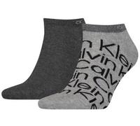 Calvin Klein 2P All Over Print Sneaker Sock Grau Gr 39/42 Herren