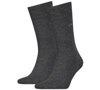 Calvin Klein 2P Carter Casual Flat Knit Sock Dunkelgrau Gr 43/46 Herren