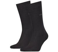 Calvin Klein 2P Carter Casual Flat Knit Sock Schwarz Gr 43/46 Herren