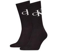 Calvin Klein Legwear Calvin Klein 2P Monogram Crew Socks Schwarz Gr 43/46 Herren