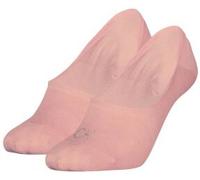 Calvin Klein 2P Shiny Logo Mid Cut Footie Socks Rosa Gr 35/38 Damen