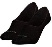 Calvin Klein 2P Women Mid Cut Footie Socks Schwarz Gr 39/42 Damen