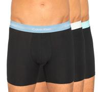 Calvin Klein 3-er Set Boxer Briefs Schwarz mit verschiedenfarbigem Webbund