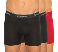 Calvin Klein 3-er Set Boxer Briefs Schwarz mit verschiedenfarbigem Webbund