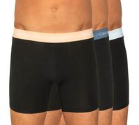 Calvin Klein 3-er Set Boxer Briefs Schwarz mit verschiedenfarbigem Webbund